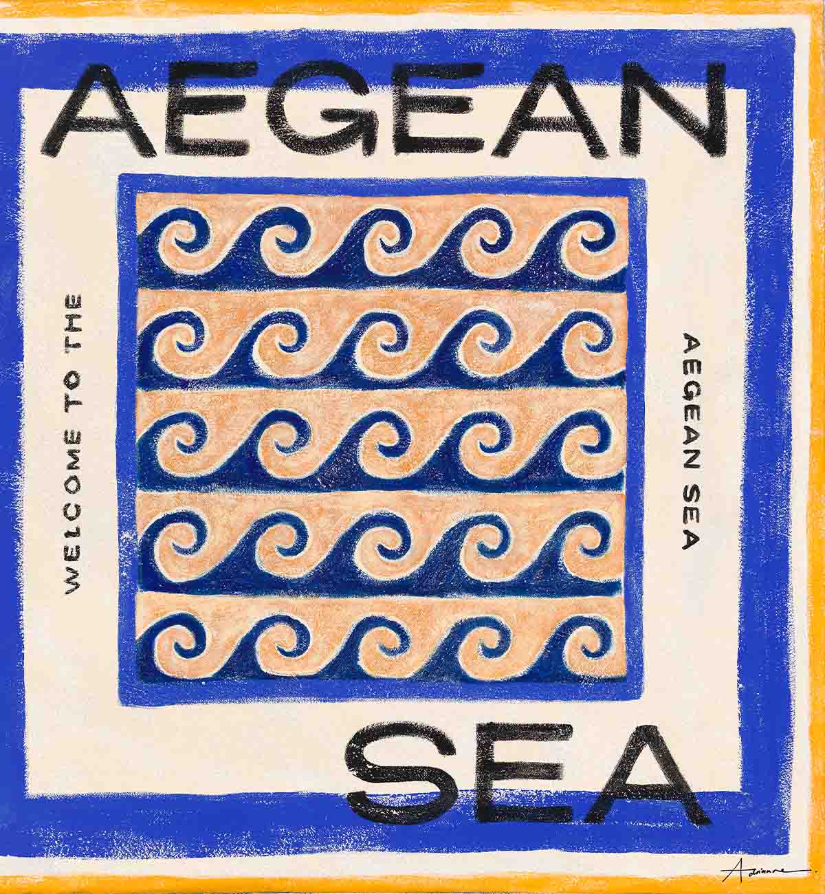 Adrianne Dimitrakakis - Welcome To The Aegean Sea - Limited Edition Print - Image 3