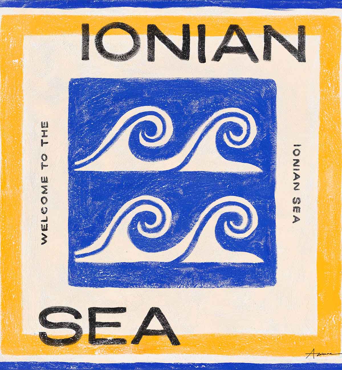 Adrianne Dimitrakakis - Welcome To The Ionian Sea - Limited Edition Print - Image 3
