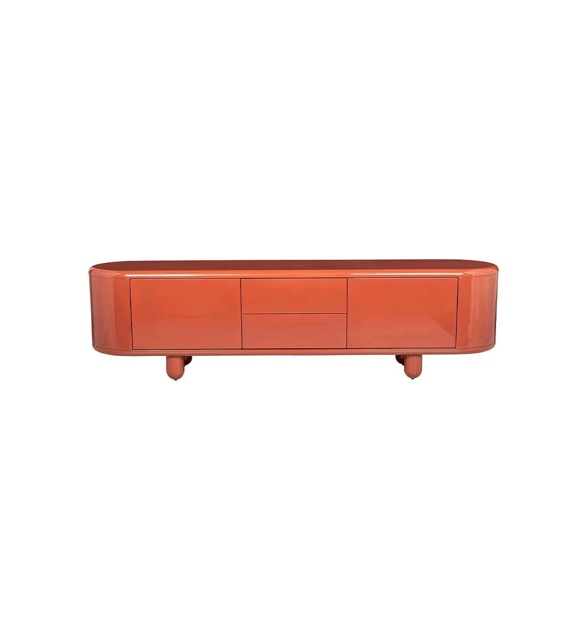 Apollo Glossy Entertainment Unit in Squash