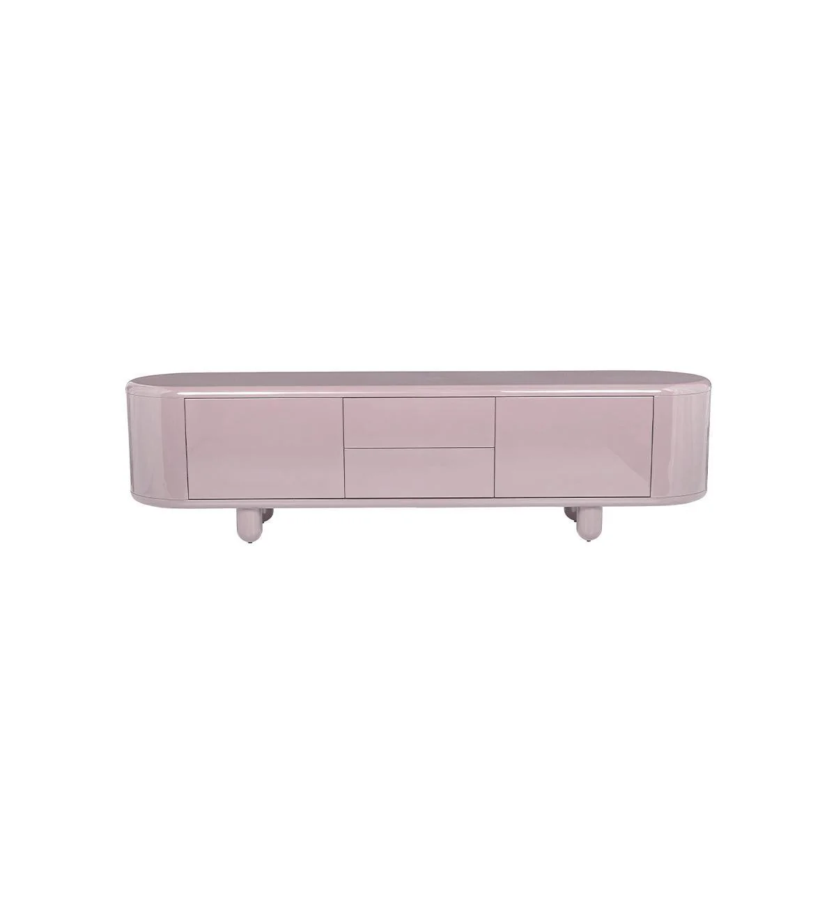 Apollo Glossy Entertainment Unit in Sweetpea