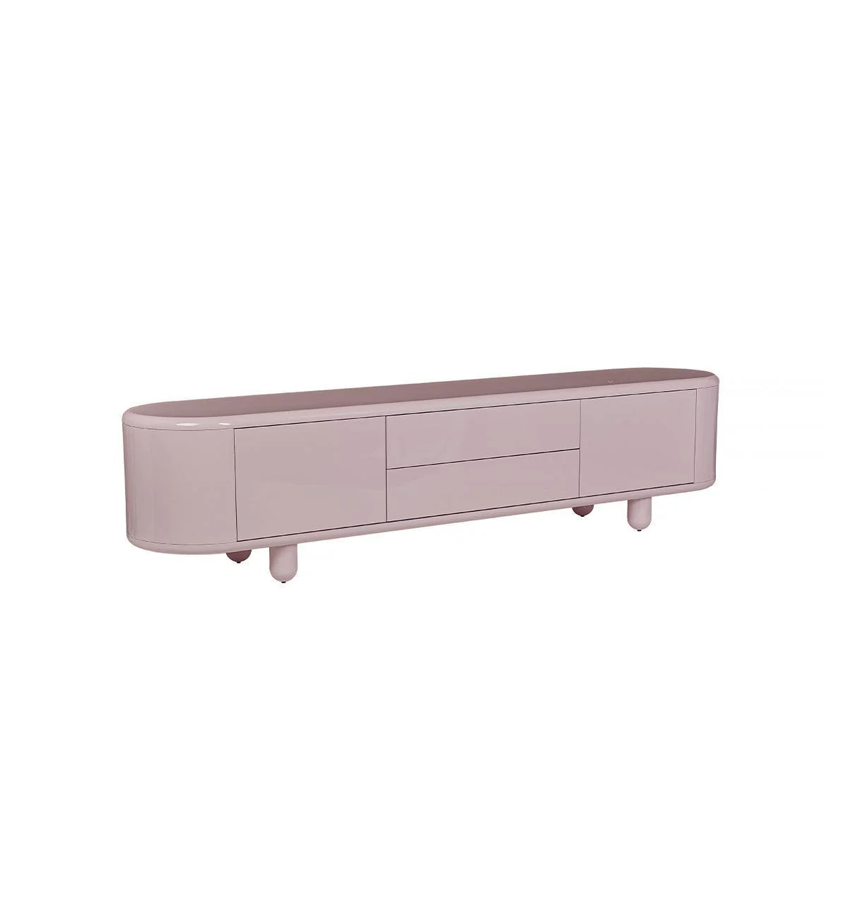 Apollo Glossy Entertainment Unit in Sweetpea - Image 7