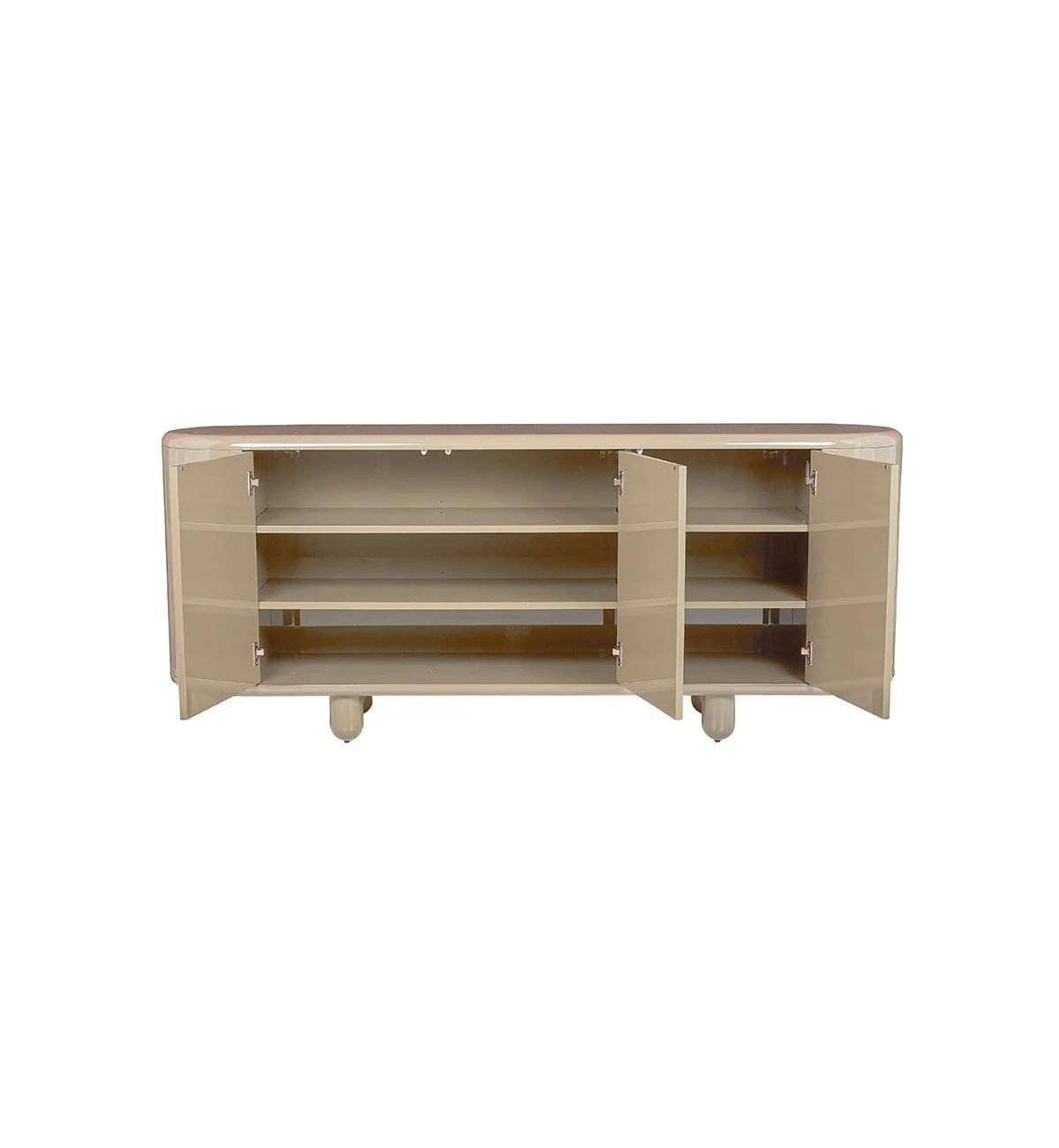 Apollo Glossy Sideboard in Croissant - Image 3
