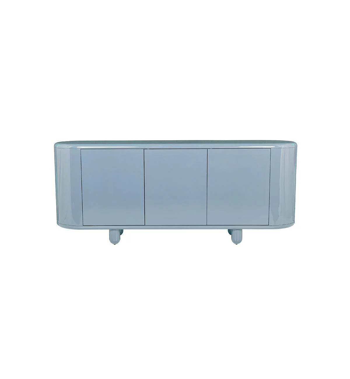 Apollo Glossy Sideboard in Powder Blue
