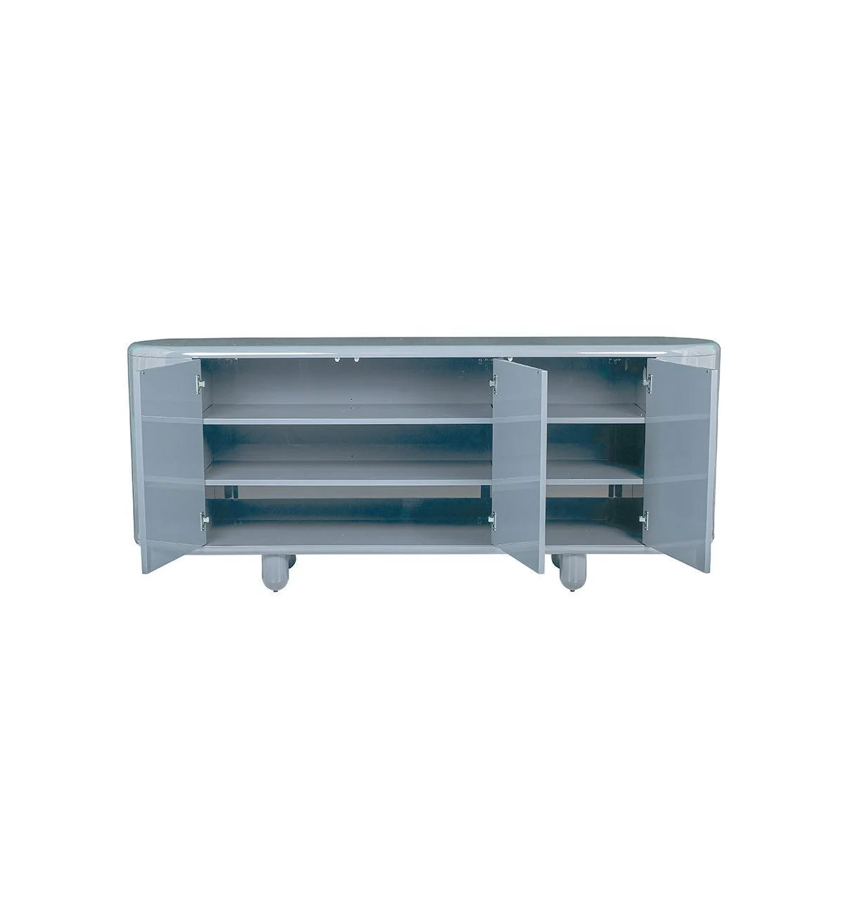 Apollo Glossy Sideboard in Powder Blue - Image 4