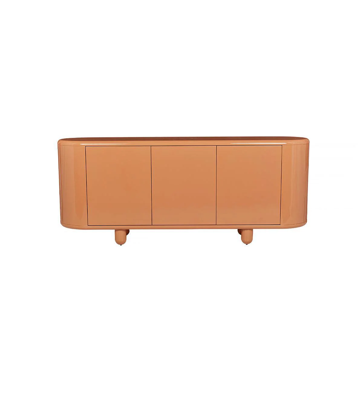 Apollo Glossy Sideboard In Sienna