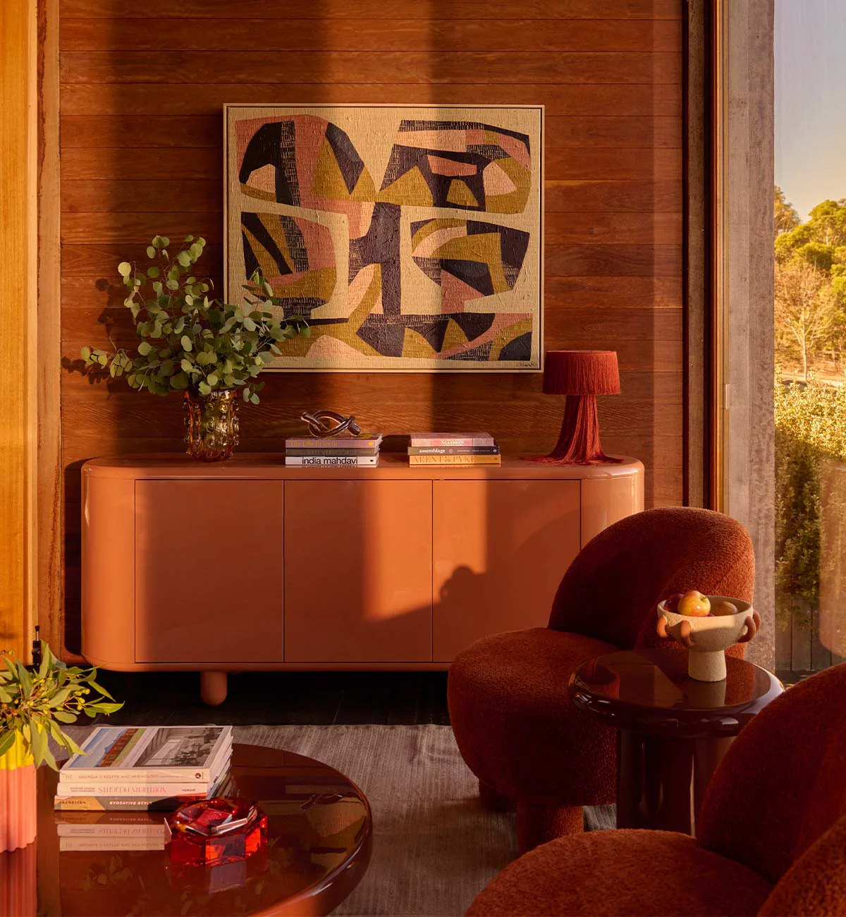 Apollo Glossy Sideboard In Sienna - Image 5