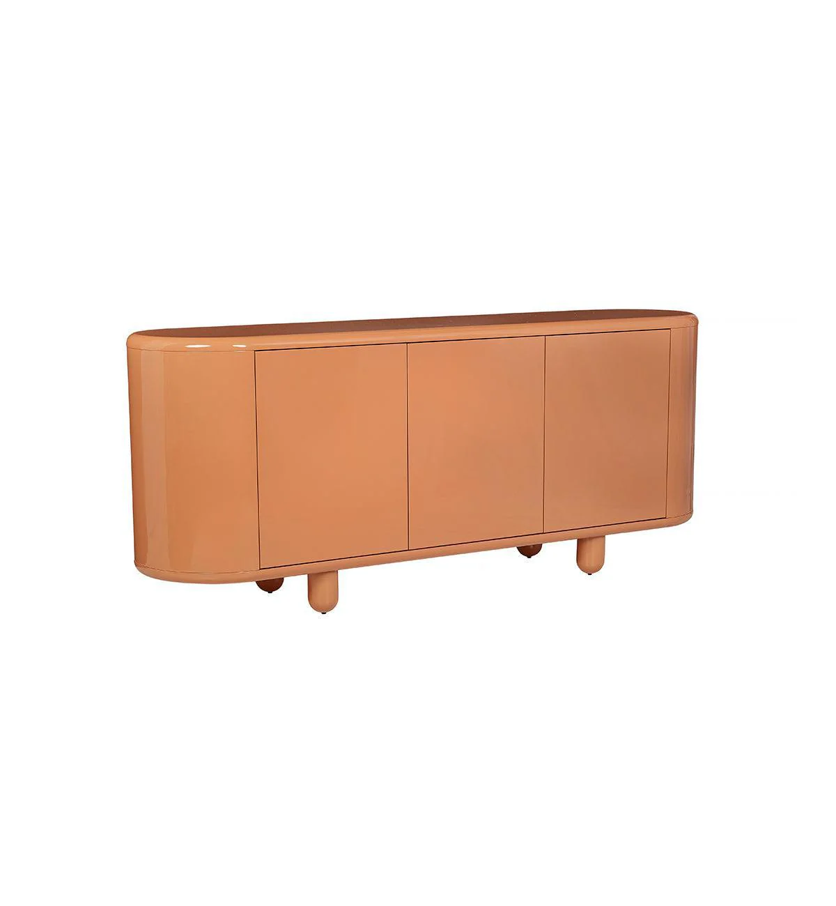 Apollo Glossy Sideboard In Sienna - Image 8