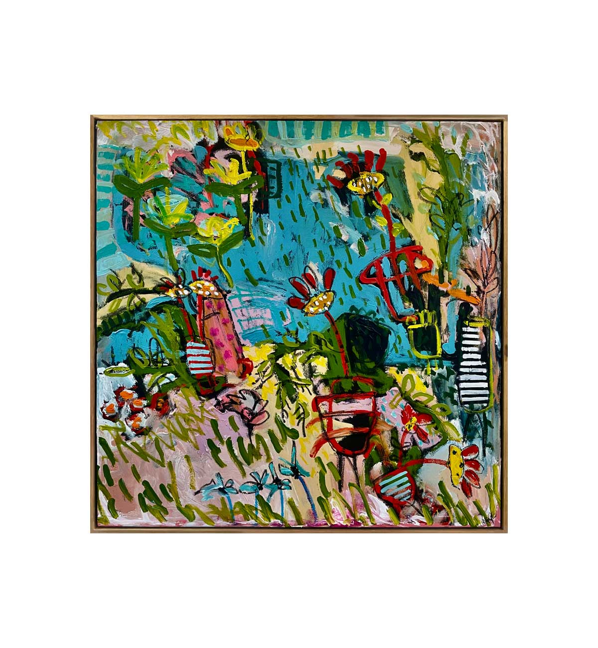 Margaret Delahunty Spencer - Spring Morning in Dad's Garden 02