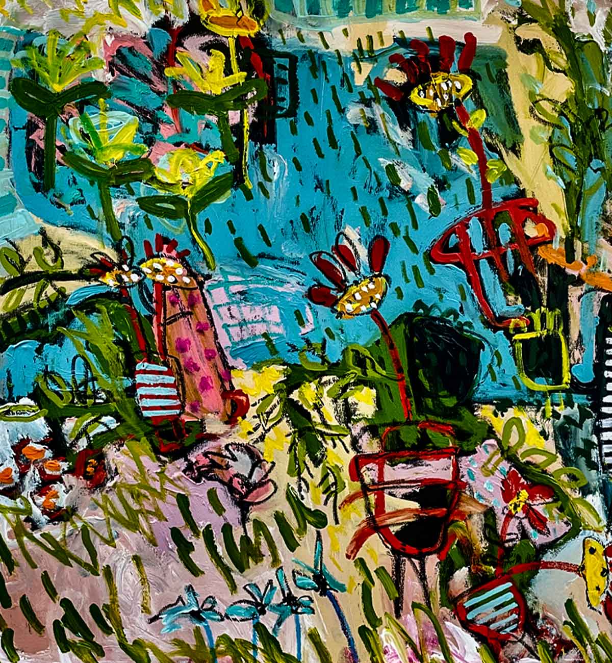 Margaret Delahunty Spencer - Spring Morning in Dad's Garden 02 - Image 3