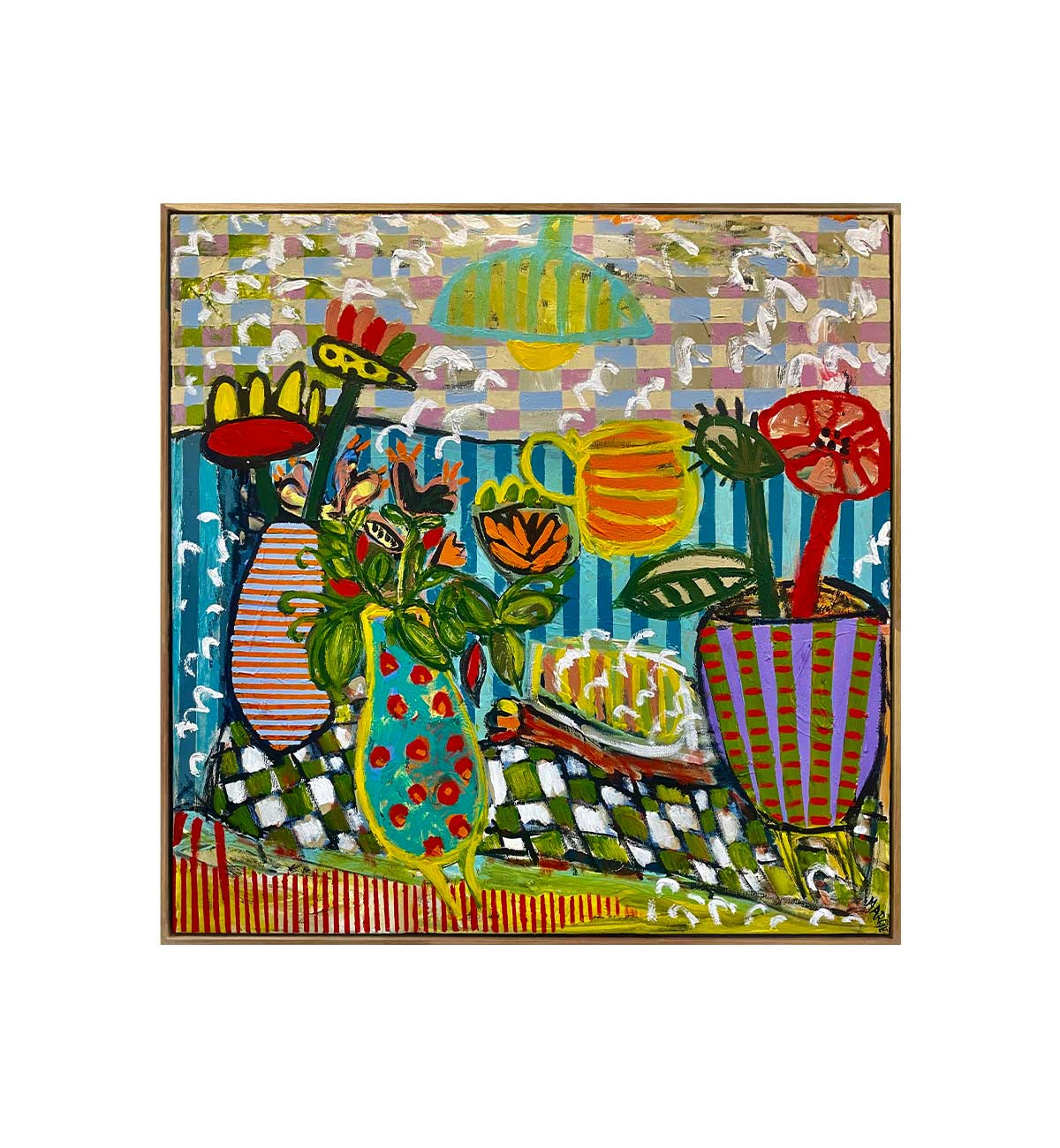 Margaret Delahunty Spencer - Spring Morning in Dad's Garden 01