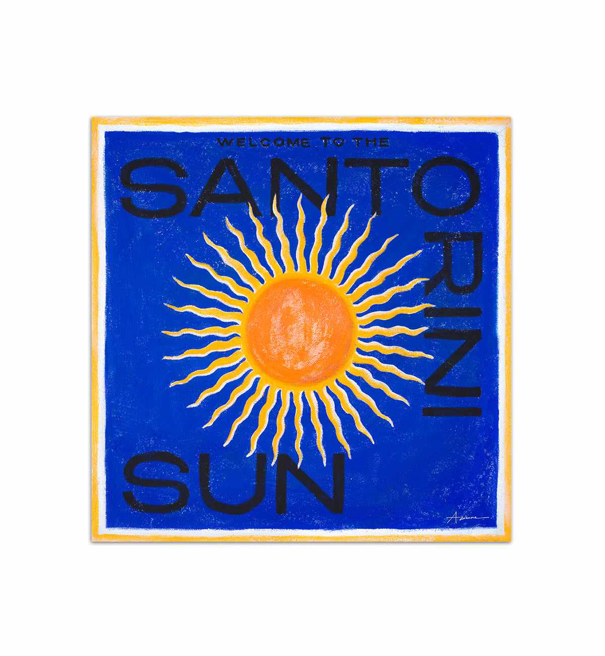 Adrianne Dimitrakakis - Santorini Sun - Limited Edition Print