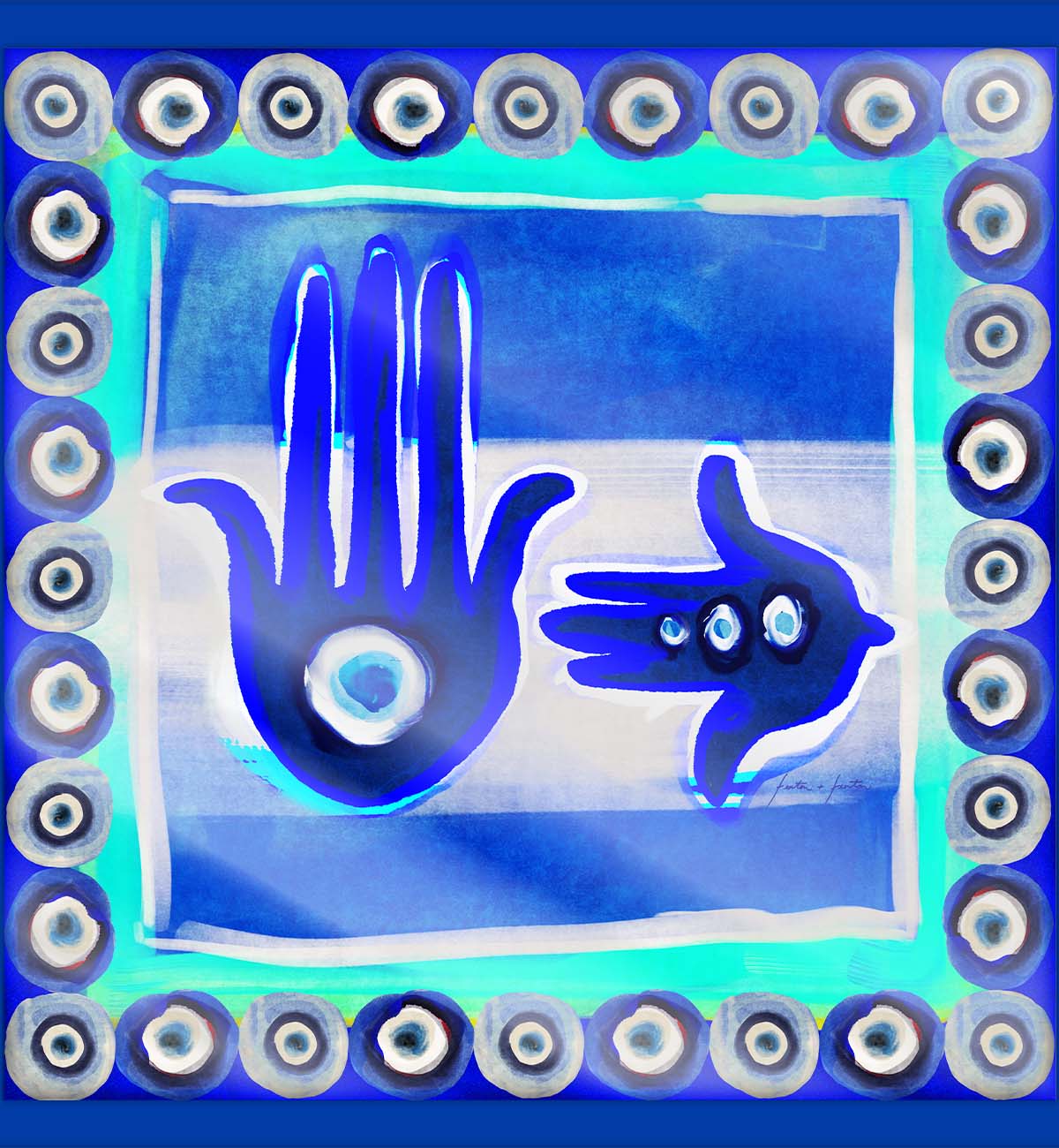 Art Print - Fatima Hand - Image 3