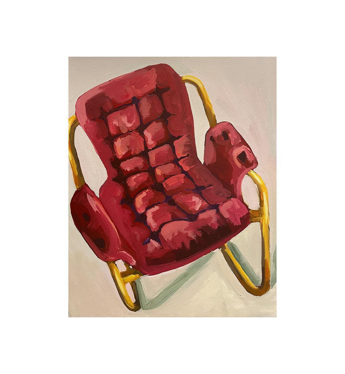Lily Platts - Red Velvet Chair