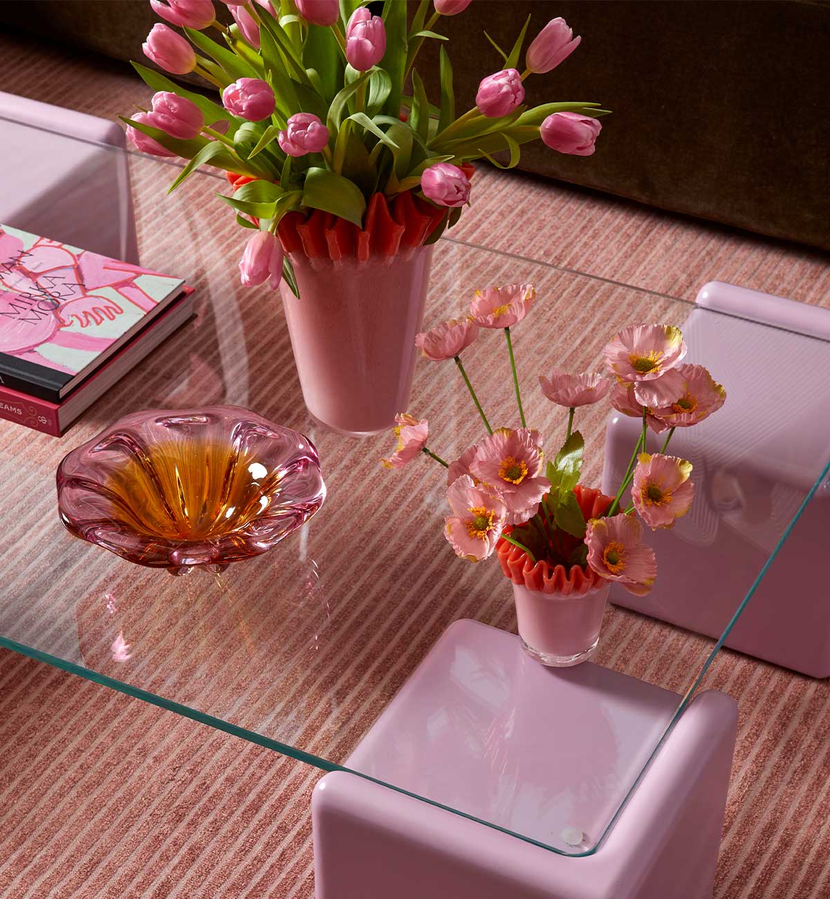 Bedrock Coffee Table in Mauve - Image 3