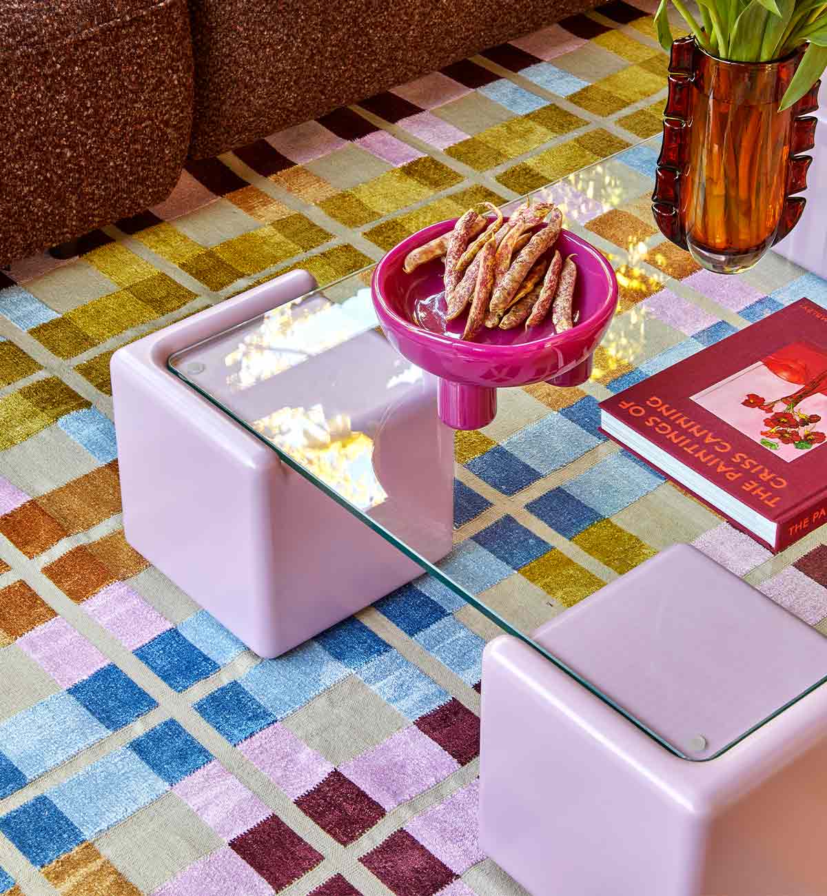 Bedrock Coffee Table in Mauve - Image 6