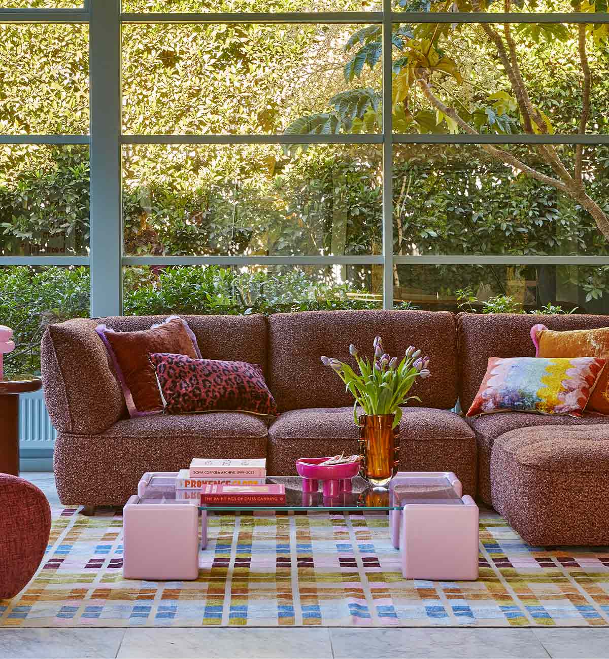 Bedrock Coffee Table in Mauve - Image 7