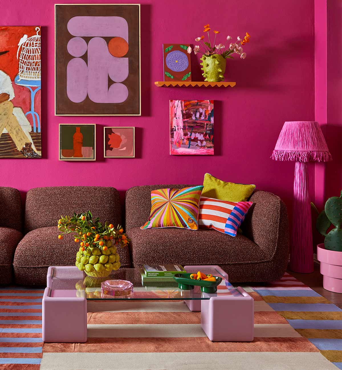 Bedrock Coffee Table in Mauve - Image 9