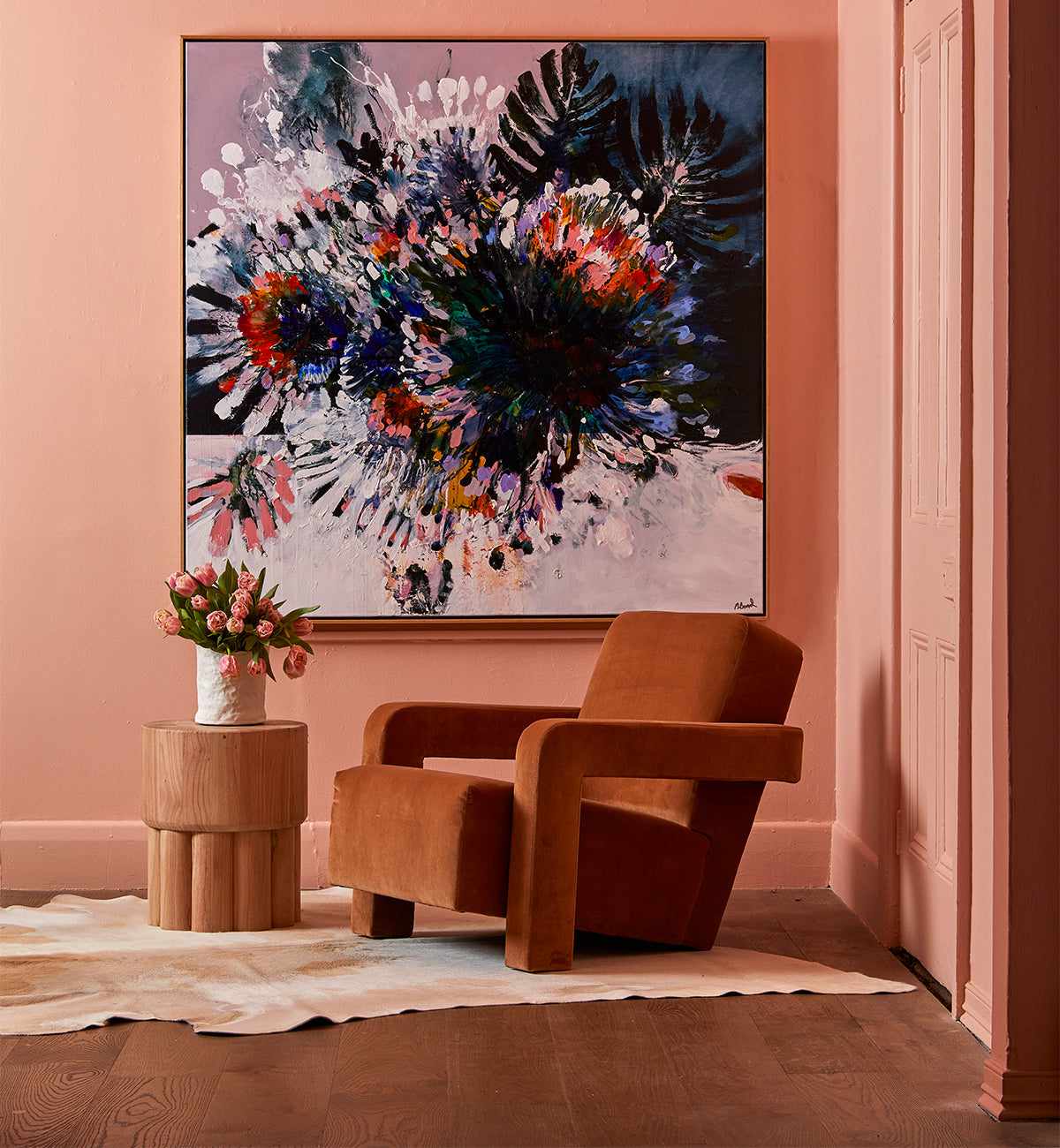 Betsy Armchair In Caramel Velvet - Image 6