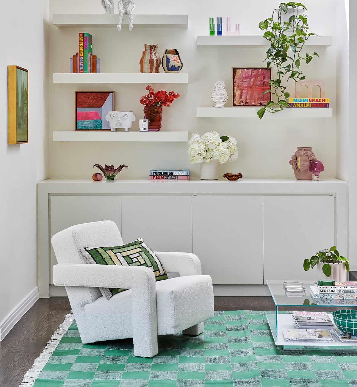 Betsy Armchair In Cream Boucle - Image 12