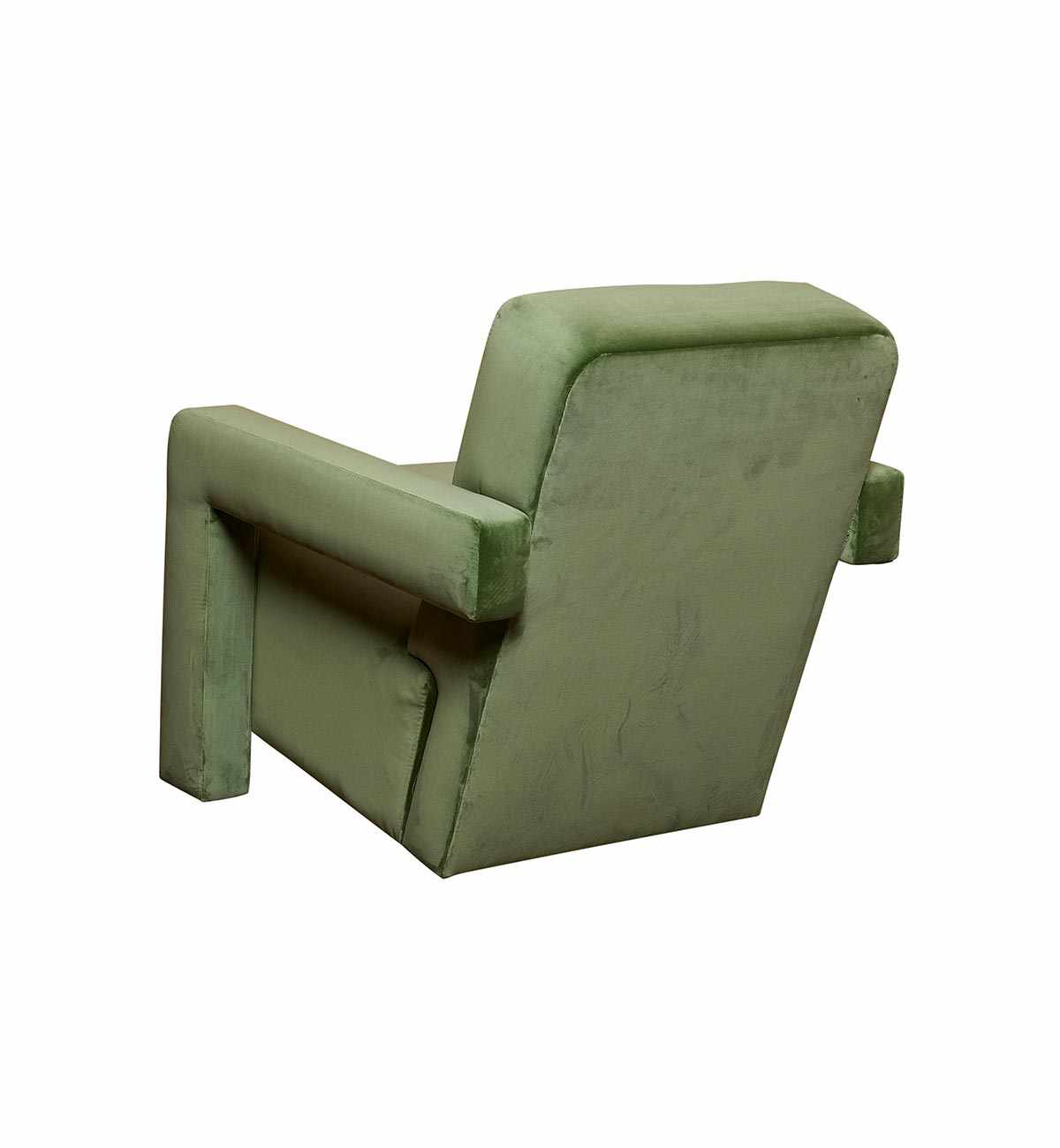 Betsy Armchair In Palm Green Velvet - Image 5