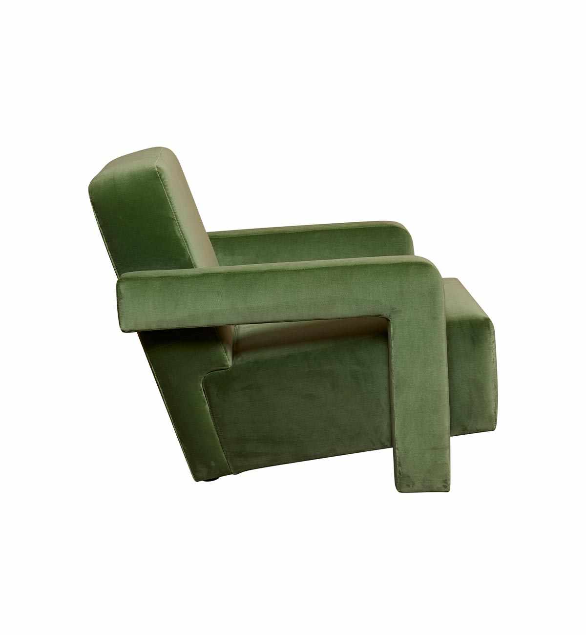 Betsy Armchair In Palm Green Velvet - Image 6