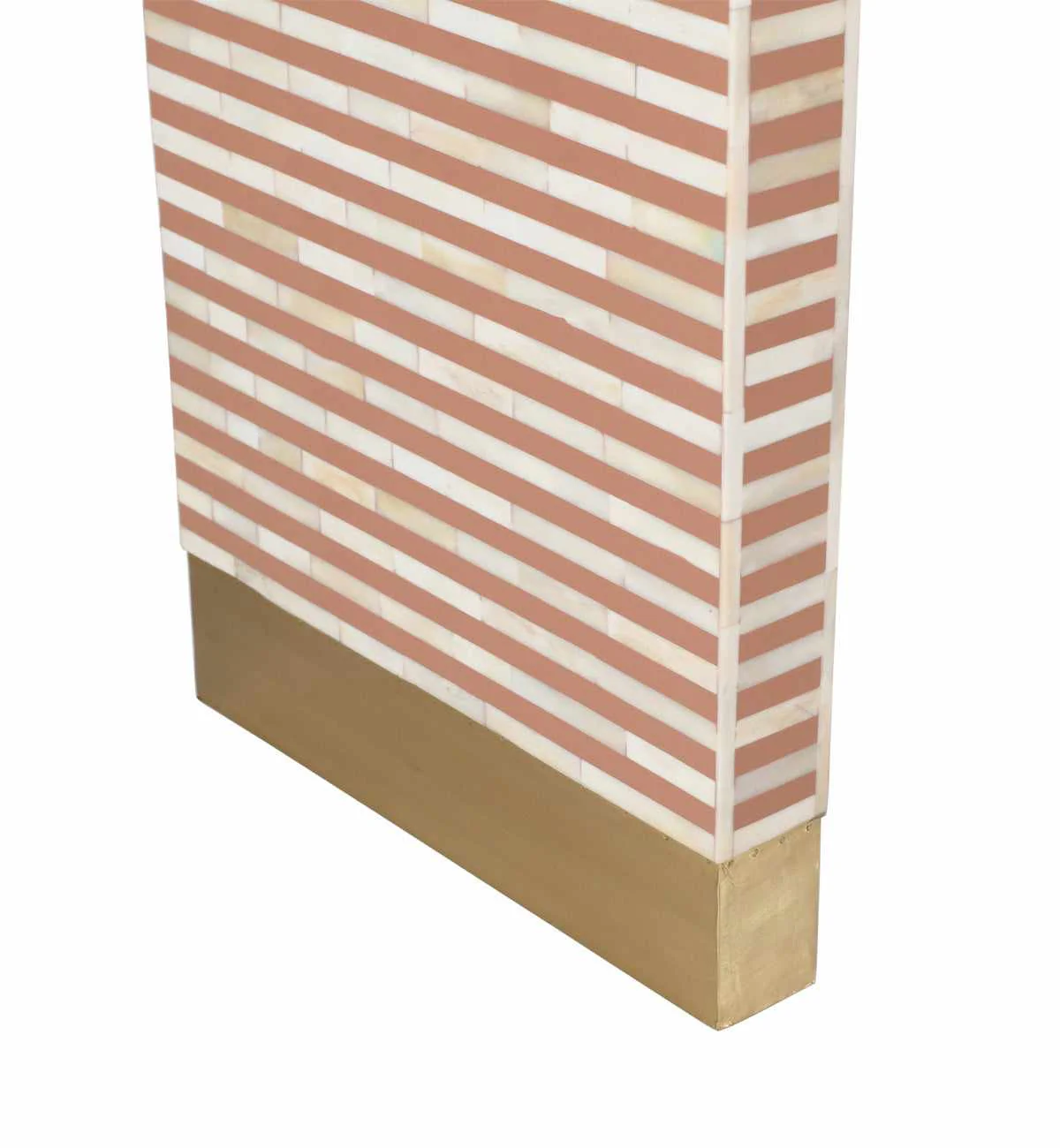 Bone Inlay Curved Console In Almond - Image 7