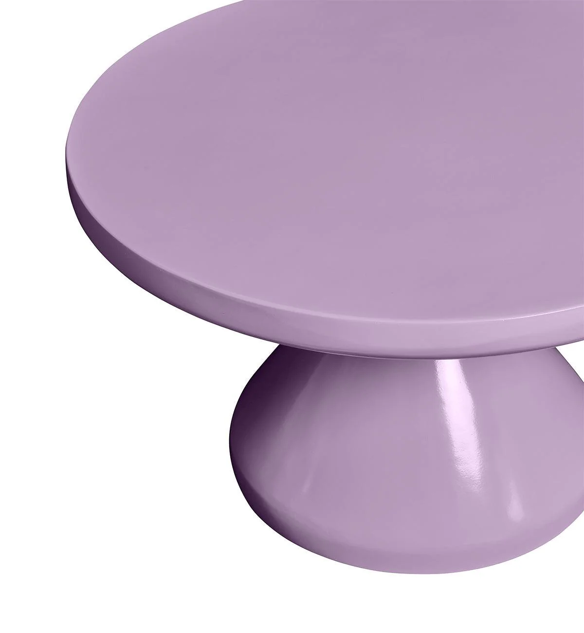 Button Coffee Table In Lilac - Image 5