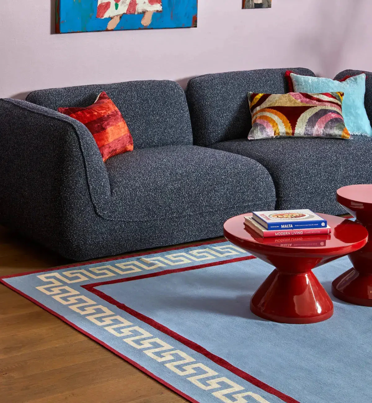 Button Coffee Table In Rosa - Image 3