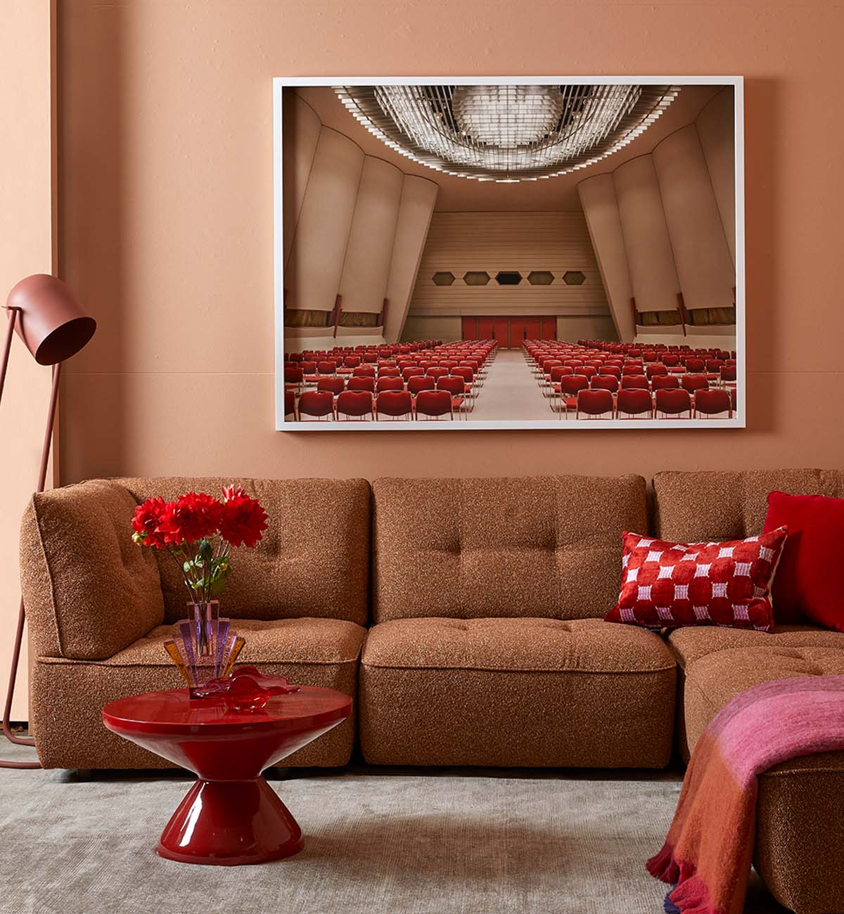 Button Coffee Table In Rosa - Image 4