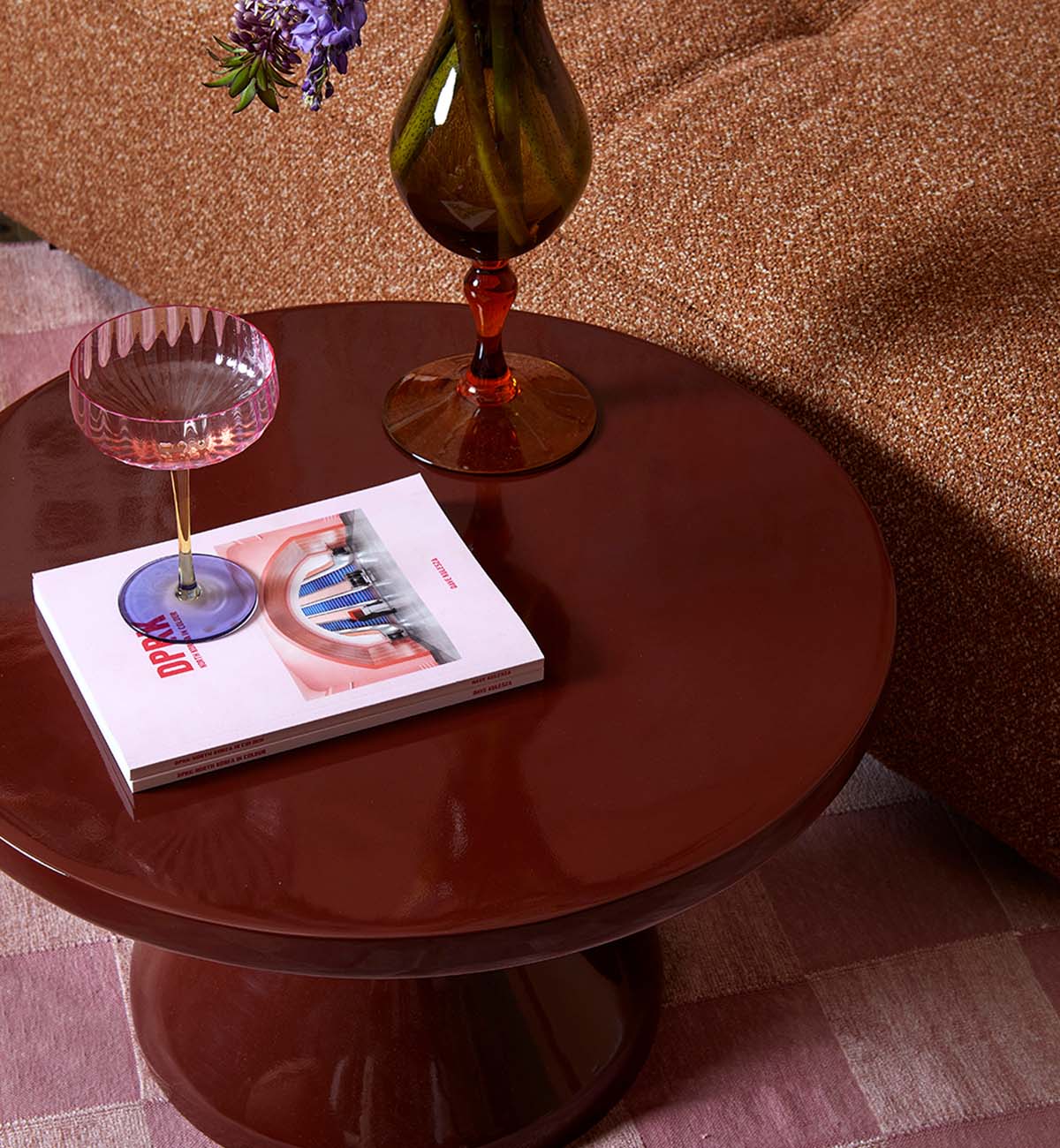 Button Coffee Table In Spice - Image 4