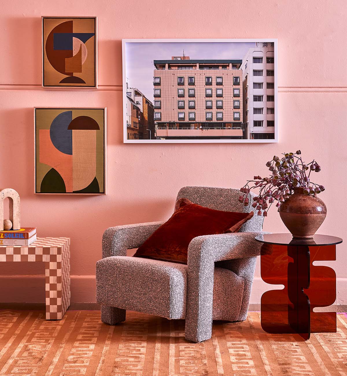 Good Vibes Side Table In Mocha - Image 2