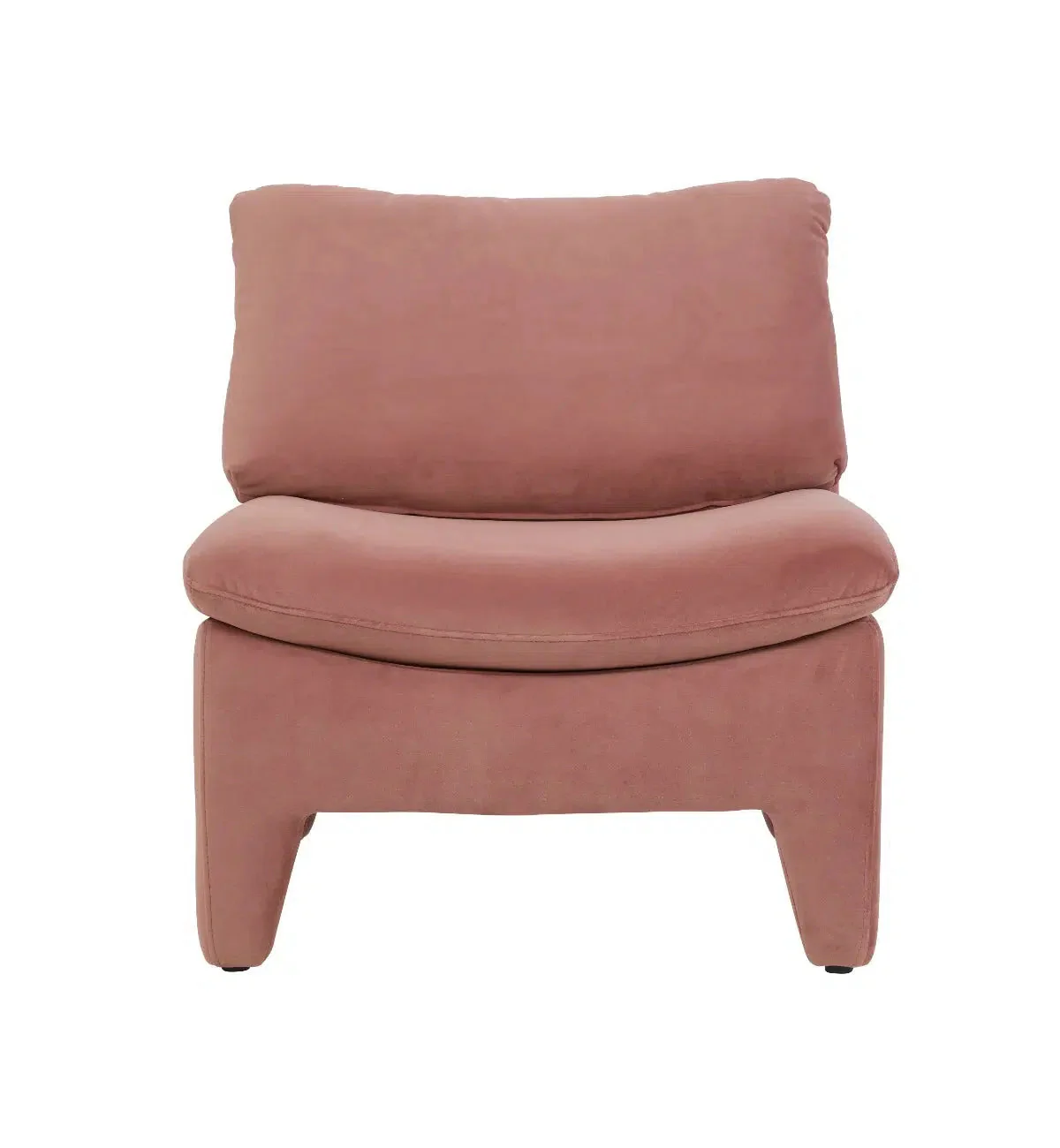 Chill Chair in Pink Clay Velvet - Image 3