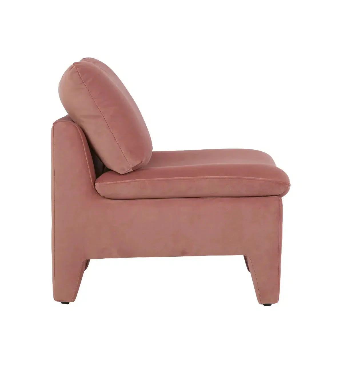 Chill Chair in Pink Clay Velvet - Image 4
