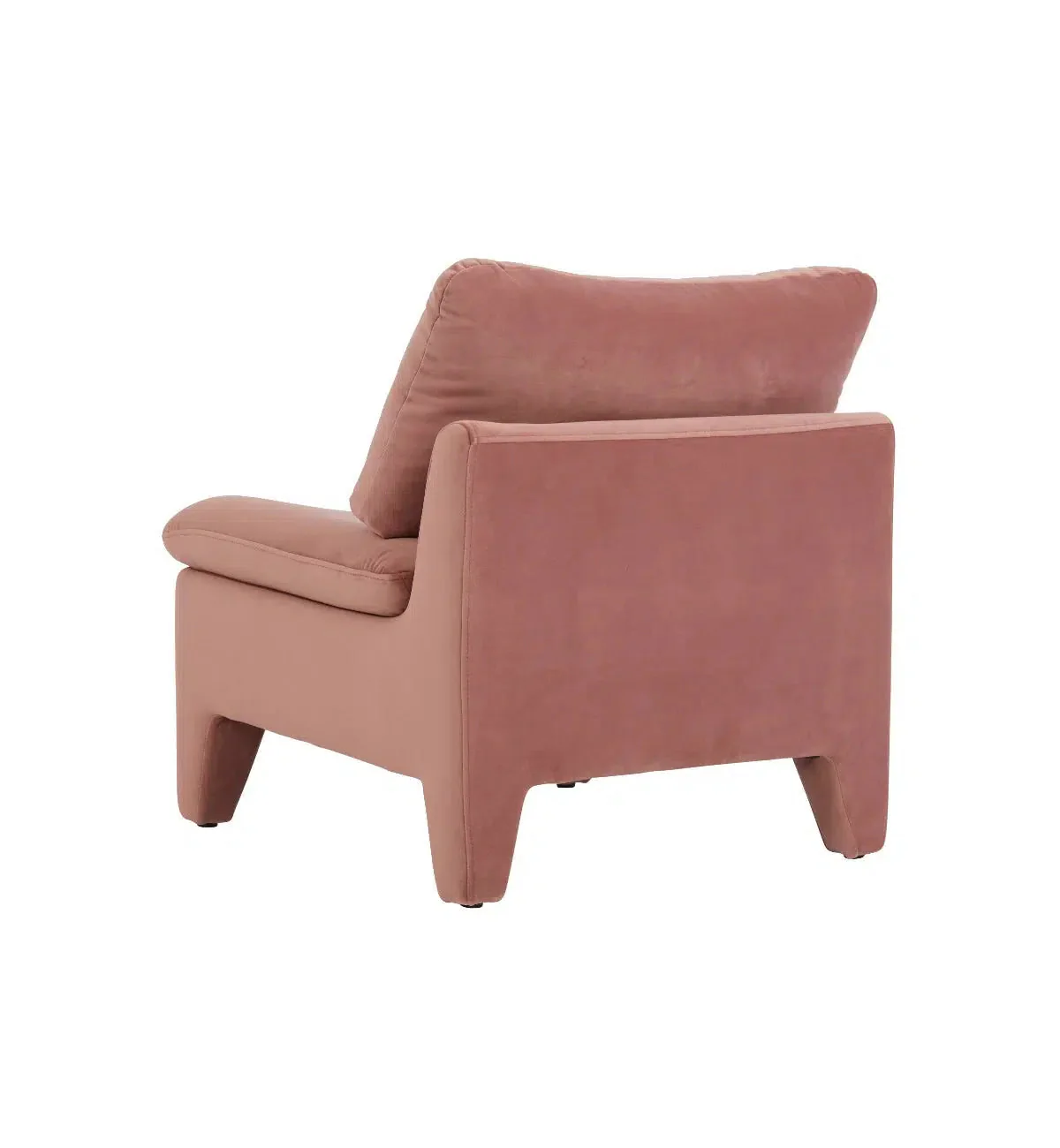 Chill Chair in Pink Clay Velvet - Image 5