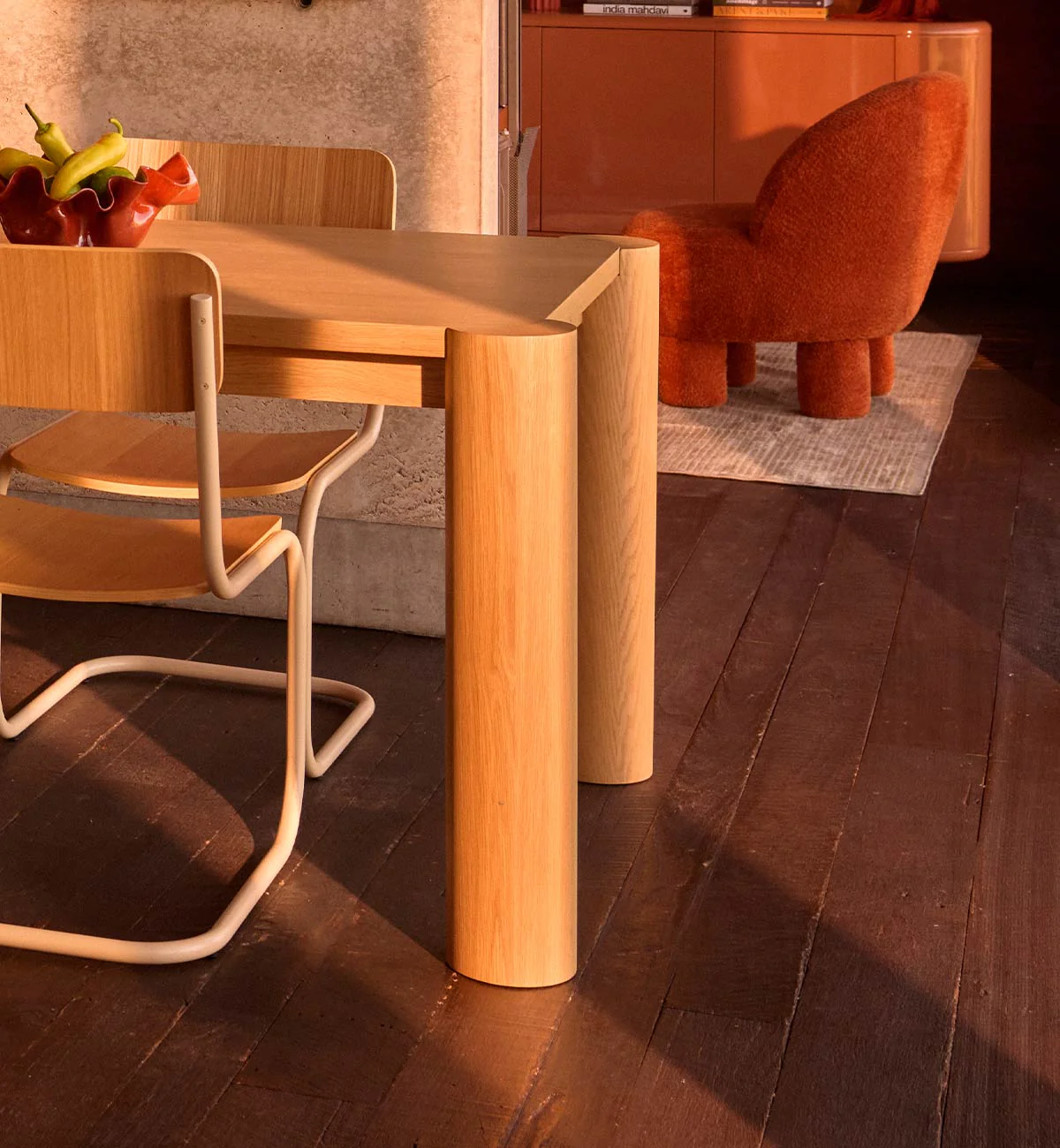 Chubby Dining Table In Natural - Image 12