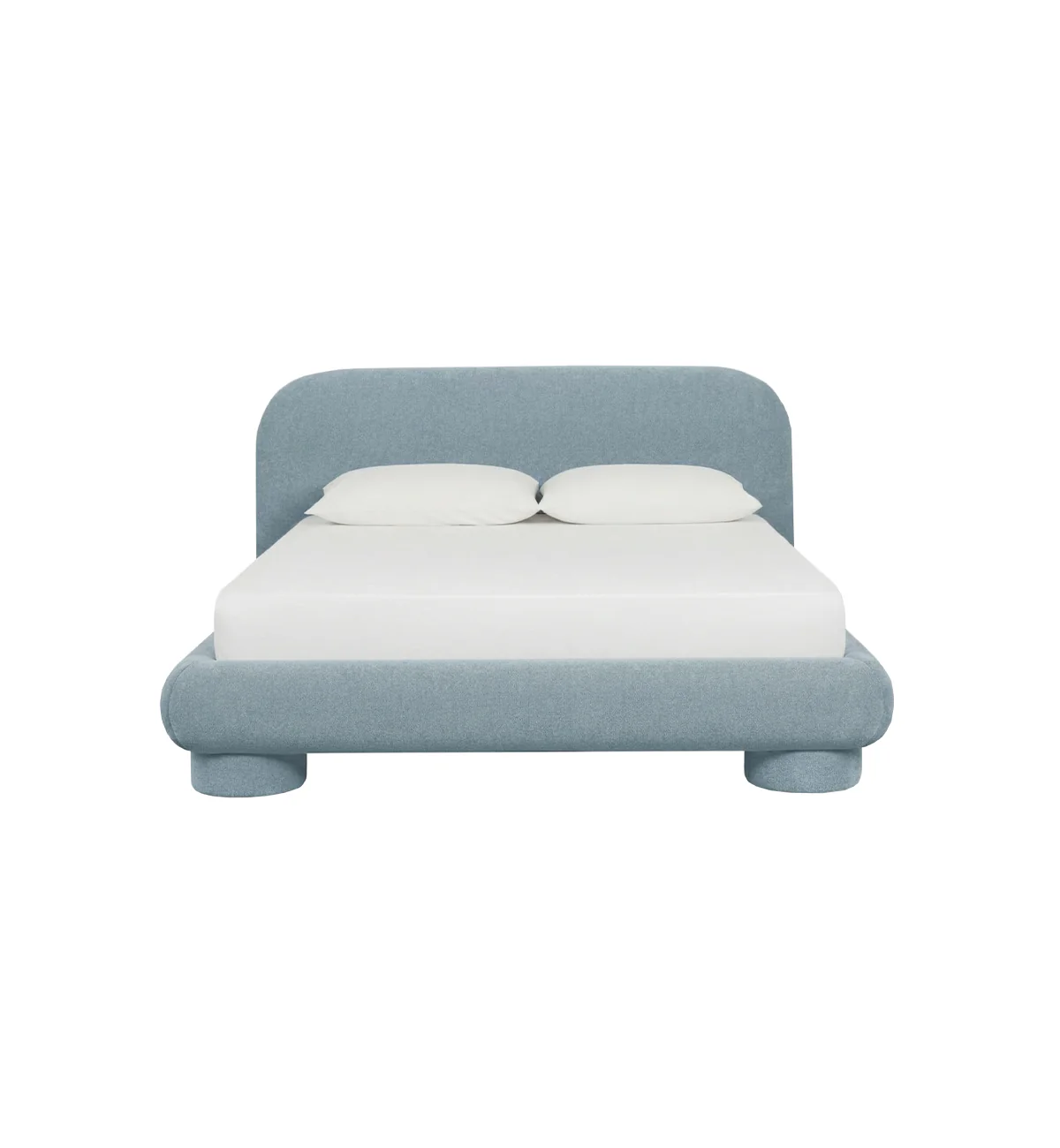 Cloudy Bed in Powder Blue