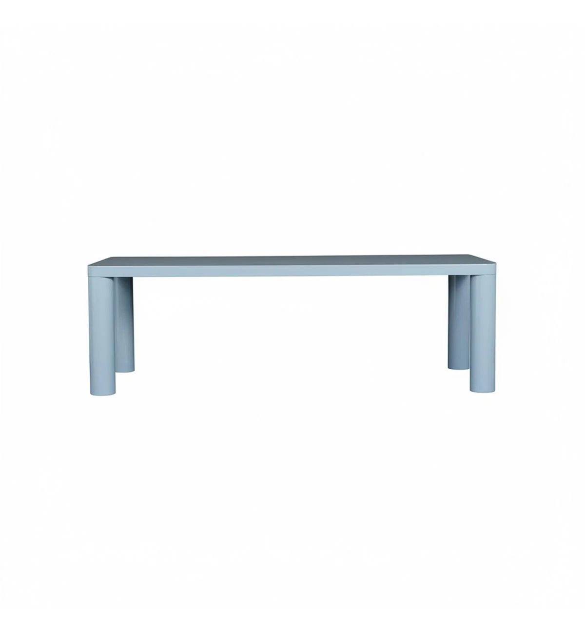 Cult Glossy Dining Table in Powder Blue