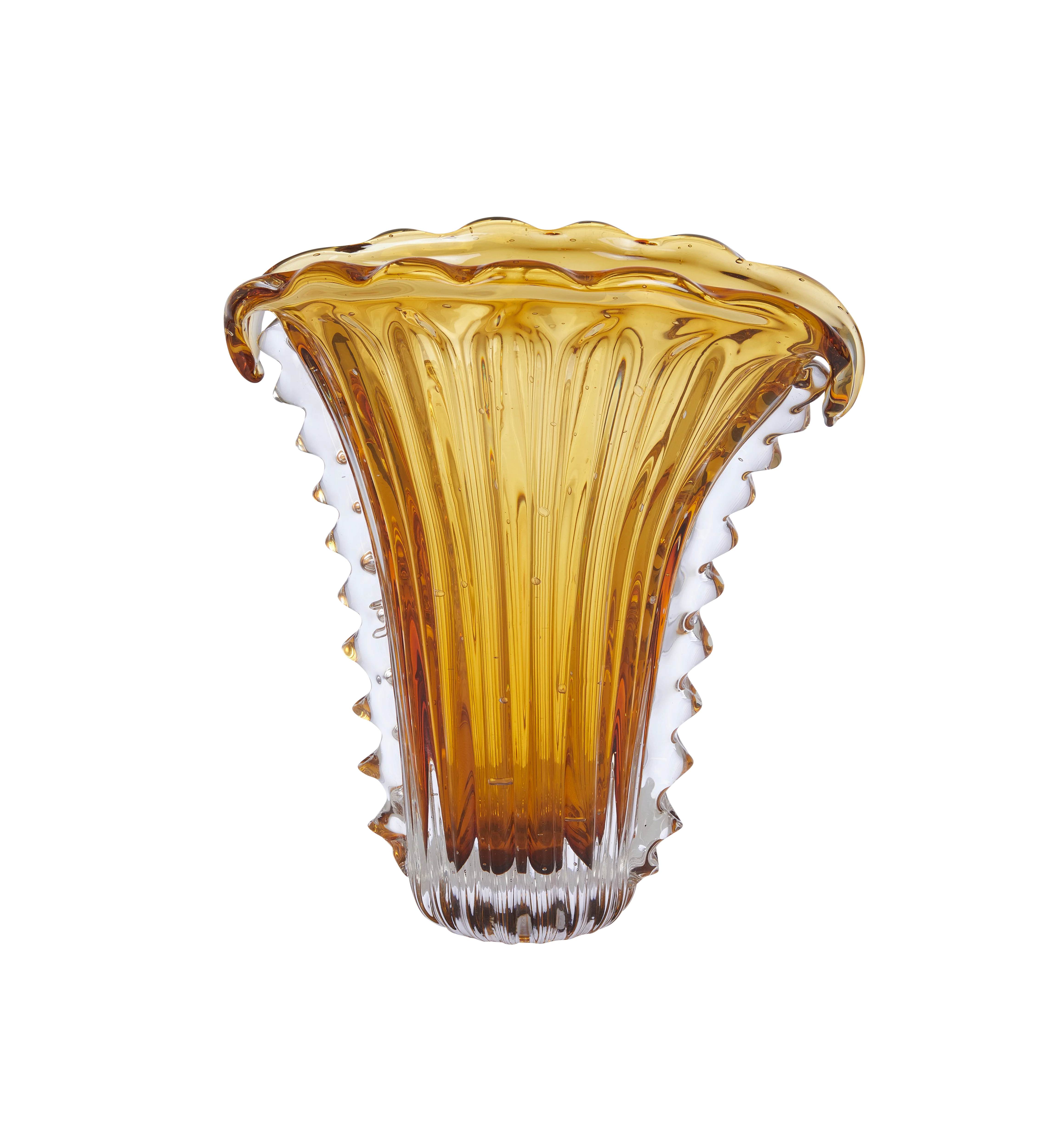 Daphne Vase in Amber