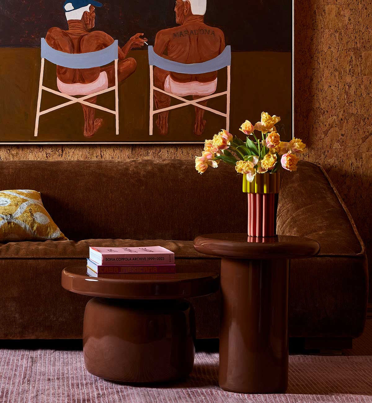 Dot Glossy Side Table In Espresso - Image 6