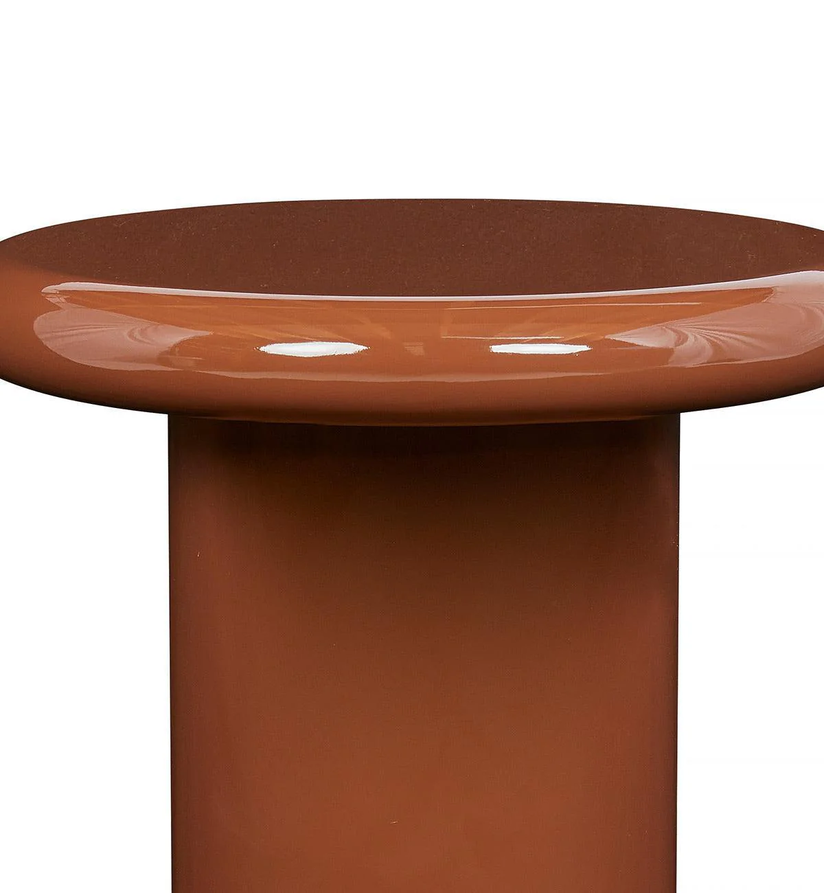 Dot Glossy Side Table In Espresso - Image 8