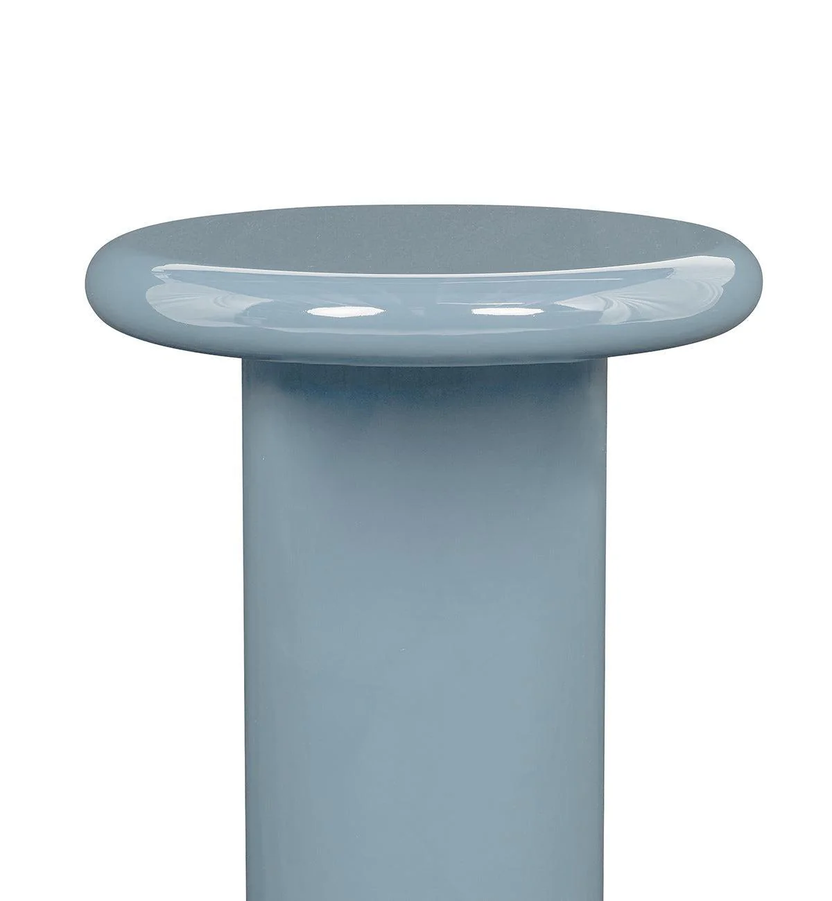 Dot Glossy Side Table in Powder Blue - Image 2