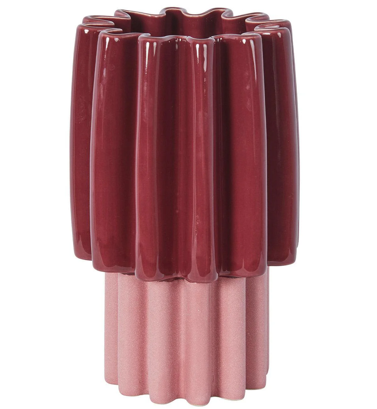 Estrella Vase in Burgundy - Image 8