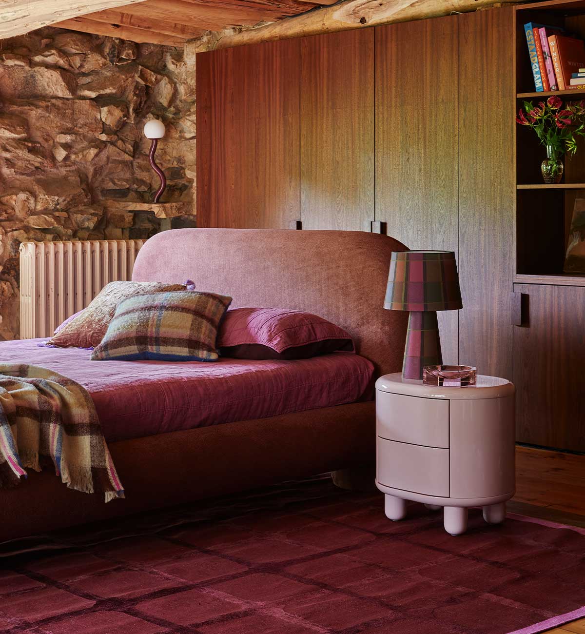 Cloudy Bed in Plum - Image 2