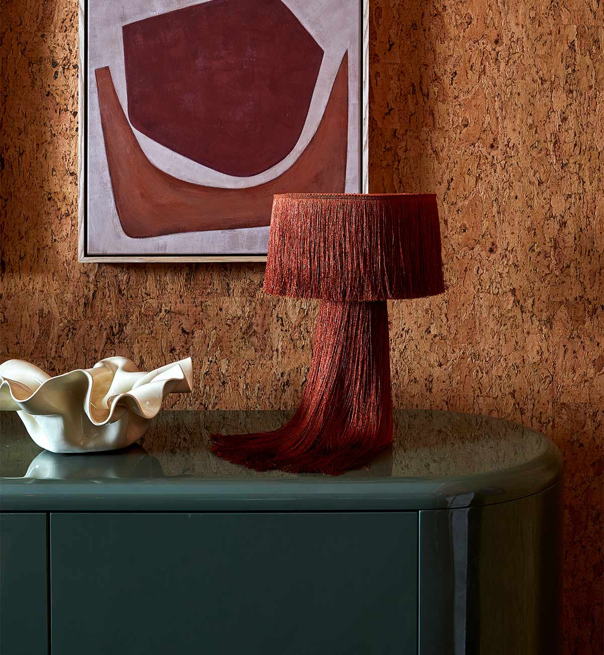 Florence Table Lamp In Spice - Image 2