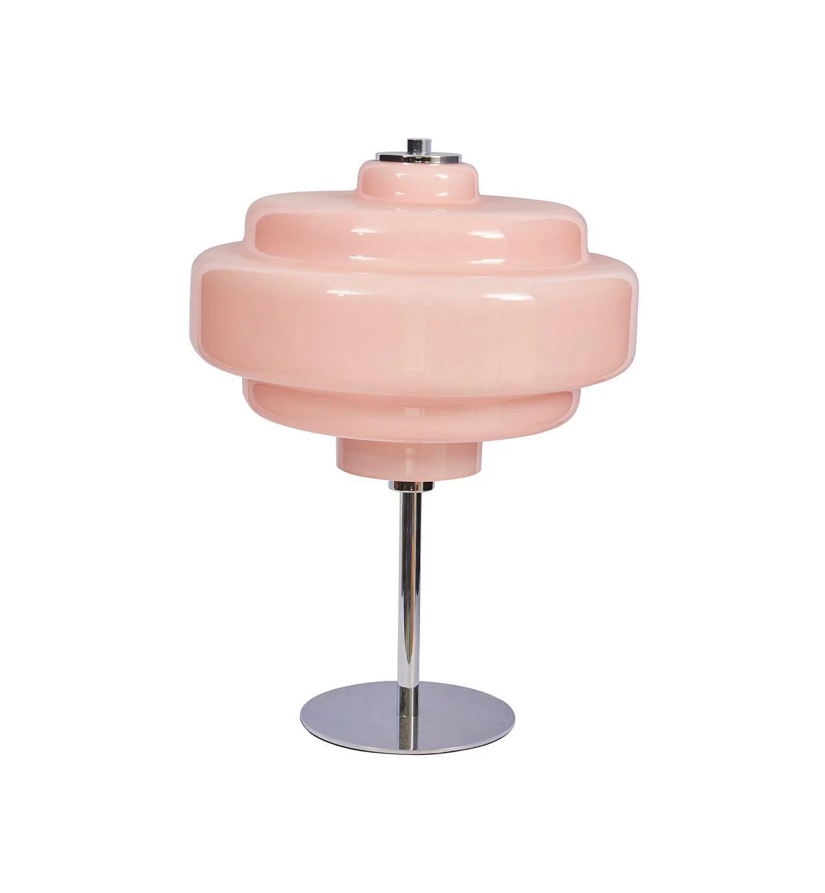 Flossy Table Lamp in Blush