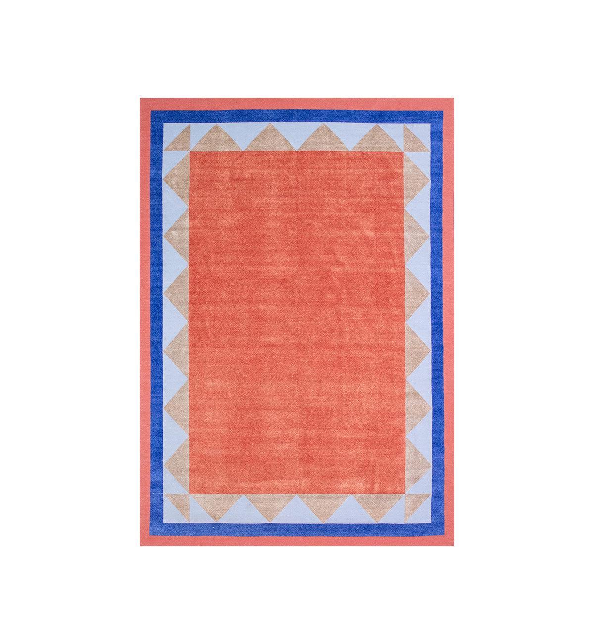 Frida Dhurrie In Terracotta