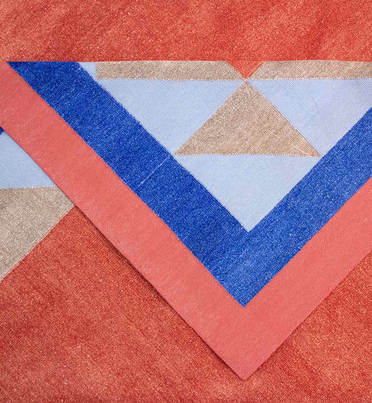 Frida Dhurrie In Terracotta - Image 5