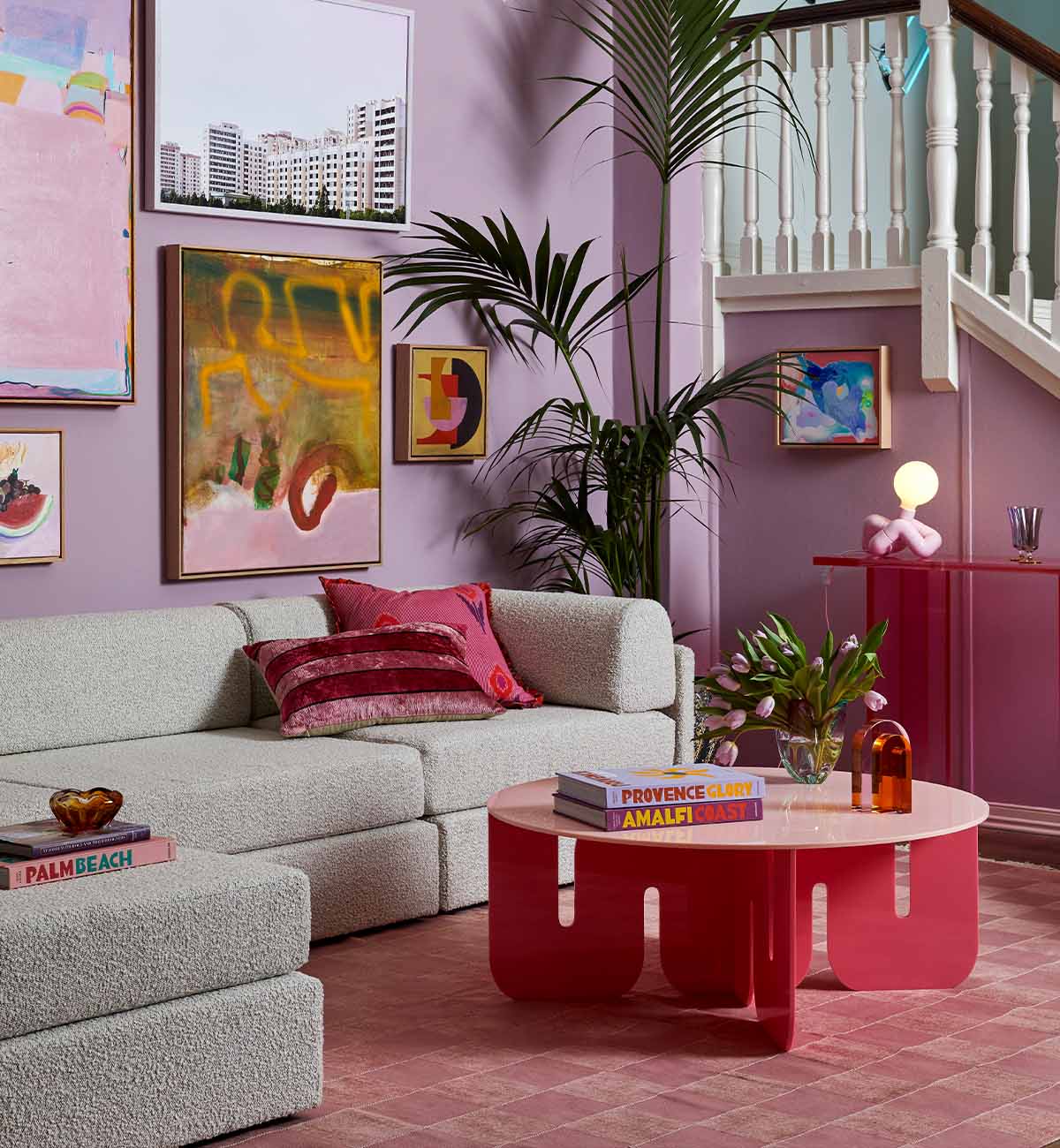 Good Vibes Coffee Table In Pink - Image 2