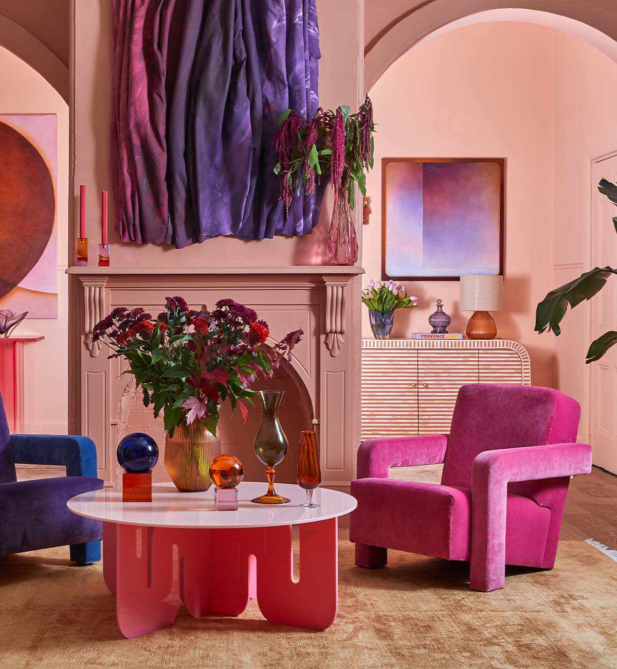 Good Vibes Coffee Table In Pink - Image 3