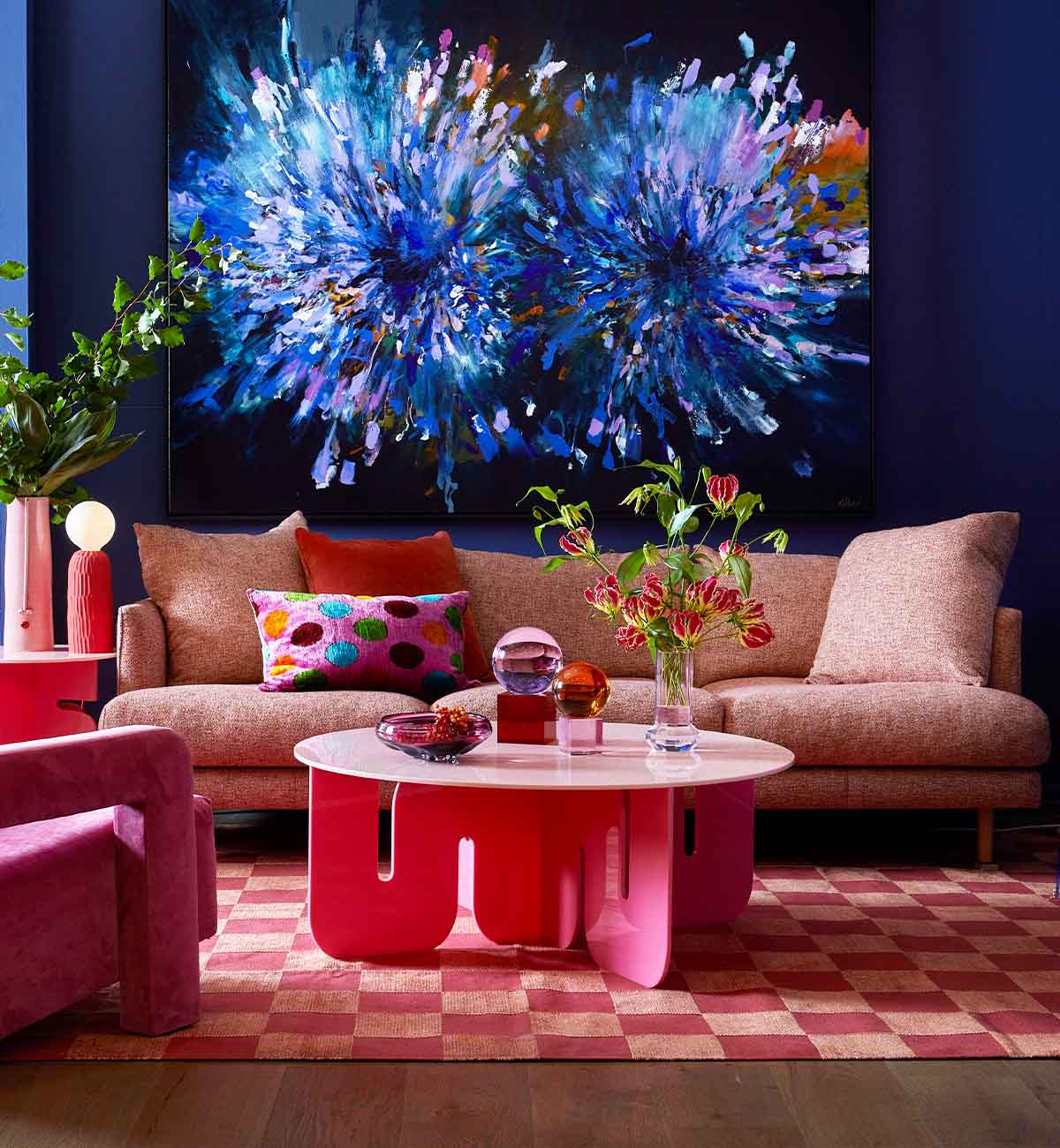Good Vibes Coffee Table In Pink - Image 4